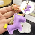 thumbnail image 2 of Xoxingysm Hangs New Year 2026 Horse Pendant， Horse Leather Bag Charms | Cute Spring Horses Mascot Pendants |, One Pendant, 2 of 4