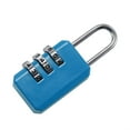 thumbnail image 2 of WREA Resettable 3 Dial Digit Combination Suitcase Luggage Password Code Lock Padlock, 2 of 10