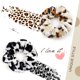 thumbnail image 2 of 2 moño suave fuerte elástico diadema estampado leopardo burbuja cola de caballo soporte accesorios para el cabello para mujeres, 2 of 5