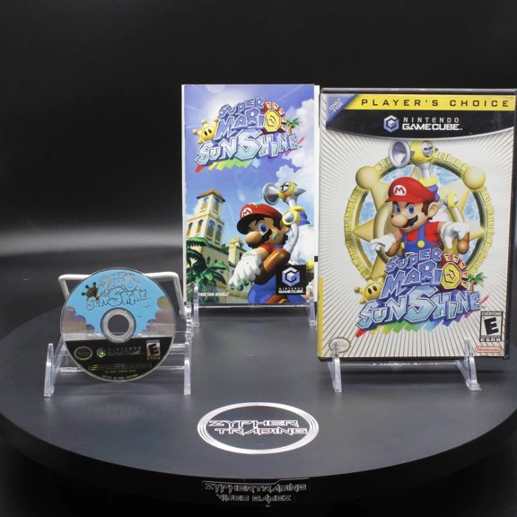 Restored Super Mario Sunshine Nintendo GameCube 2002 (Refurbished)