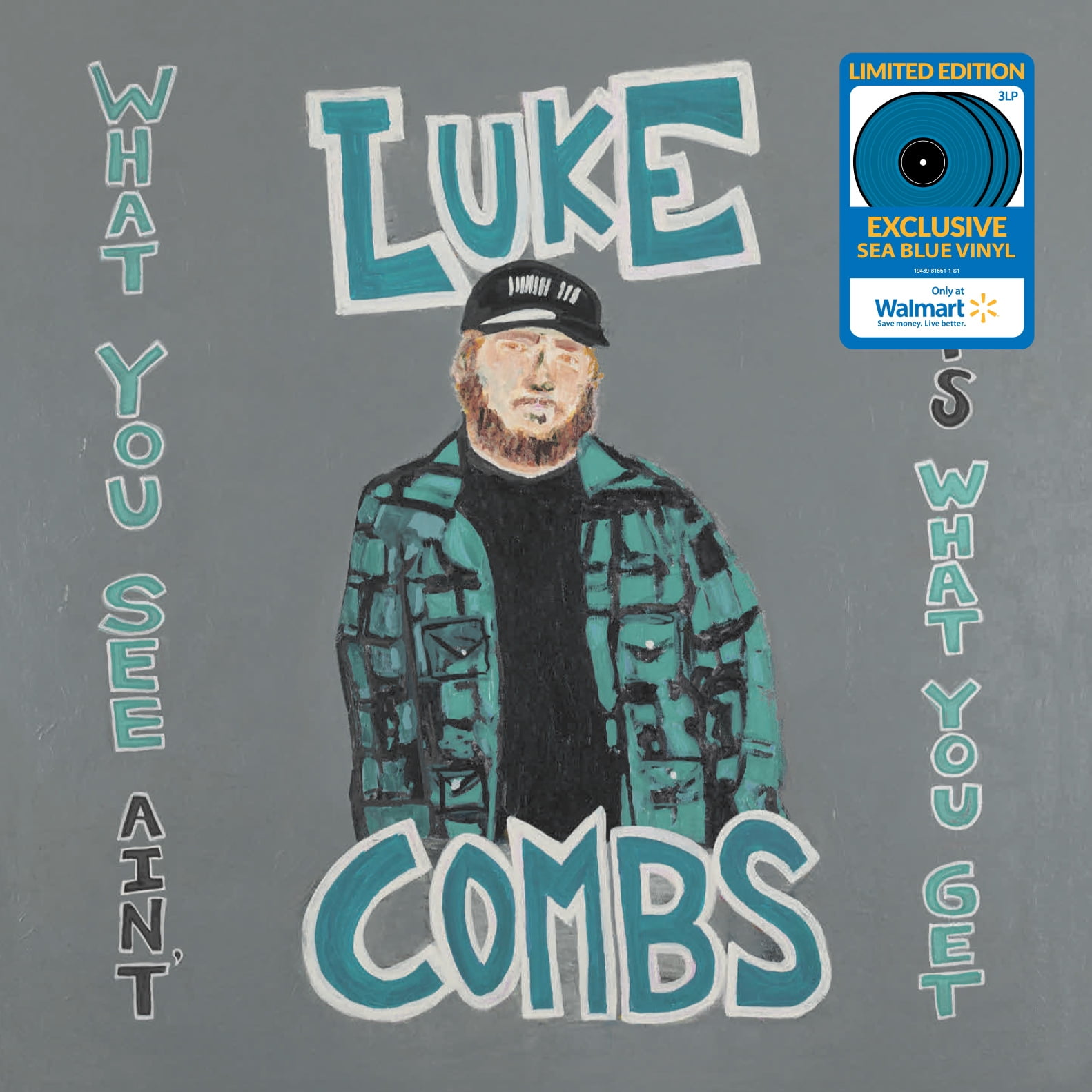 Luke Combs - What You See Ain't Always What You Get (Walmart Exclusive) - Music & Performance - Vinyl [Exclusive]