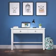 thumbnail image 3 of Forever Eclectic Harmony Writing and Computer Desk, Matte White, 3 of 6