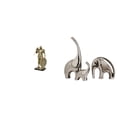 thumbnail image 1 of Figuras Nórdicas De Resina De Un Caballero Y Una Familia De Elefantes. Escultura Abstracta Para Escritorio, Armario, Mesa De Oficina, Centro De Mesa, Decoración Del Hogar., 1 of 8