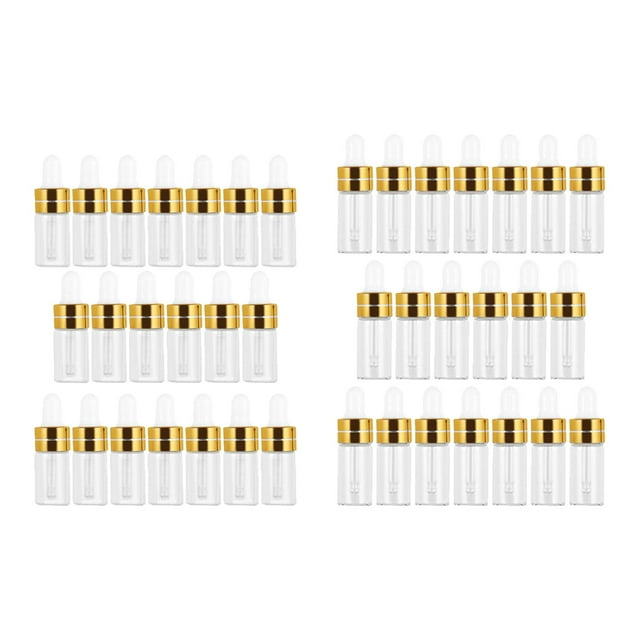 40 Botellas de Cuentagotas de Vidrio Yuyangstore 2ml 3ml