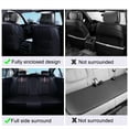 thumbnail image 5 of Maidao Car Seat Covers Leather Set for Haima for S7 2010-2020 5 Seats Compatible Airbag Waterproof Front Rear Cushion Protector Black, 5 of 8