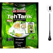 NineChef Bundle Aik Cheong Malaysia Ginger 4in1 Teh Tarik Milk Tea Beverage (6 Pack)+ 1 NineChef Spoon