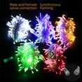 thumbnail image 3 of Luces LED pequeñas de colores, luces intermitentes, cadena de luces, luces de bajo voltaje de 24 V, cadena de luces decorativas, luces navideñas impermeables, 3 of 3