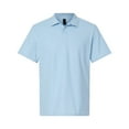 thumbnail image 5 of Gildan Men's Softstyle Pique Polo Shirts, Polos 100% Ring-Spun Cotton Short Sleeve Golf Polo Shirt, Light Blue S, 5 of 5