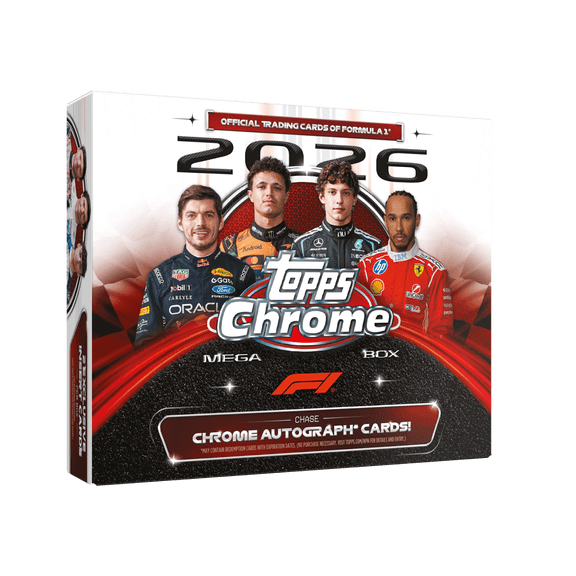 Collectible 2026 Topps Chrome F1 - Factory Sealed - Mega Box