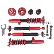 GELUOXI Adjustable Lowering Coilover Suspension Kit Struts for BMW E46 3-Series 99-05
