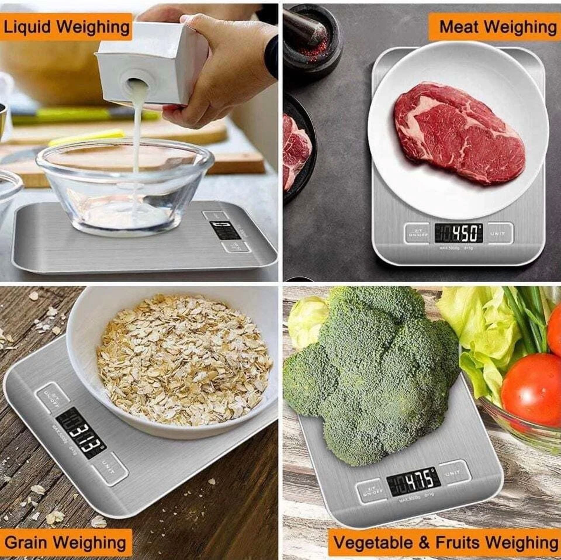CRESTIN- Digital Electronic Kitchen Food Diet Postal Scale Weight Balance 5Kg / 1G 11Lb