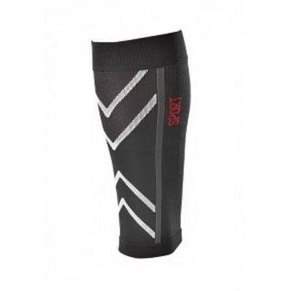 BriteLeafs Professional Grade Sports Calf/shin Splint Compression Progressive Support Calf Sleeves - 20-30mmHg, one pair - Small, Black
