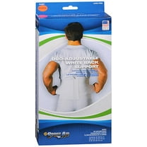 Sport Aid Duo-Adjustable Back Support, XL, White