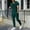 Green, variant on Aueoeo Men's Short Sleeve Shirt & Pants Sets Summer Two Piece Outfits Front Lace Up Tracksuit Casual Athletic Sports Suits