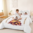 thumbnail image 4 of Catabedysis Rustic Camping 7-Piece Twin Bedding,Campfire Pot Print Bedding Comforter Set For Boys,Multicolor,Reversible, 4 of 7