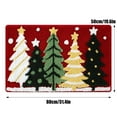 thumbnail image 3 of SIfdSeng Get it Fast Bathroom Rug Soft and Absorbent Tufted Snowflake Bathroom Mat for Winter and Washable Bathroom Decorative Rug Red Holiday, 3 of 6