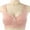 Pink, variant on LYEAA Bras for Women Front Closure Zipper Plus Size Lace Push up Wireless Daily Bras Wirefree Wide Strap Lift Soft Bralette No Wire Breathable Comfort Sleeping Bras Beige 40/90