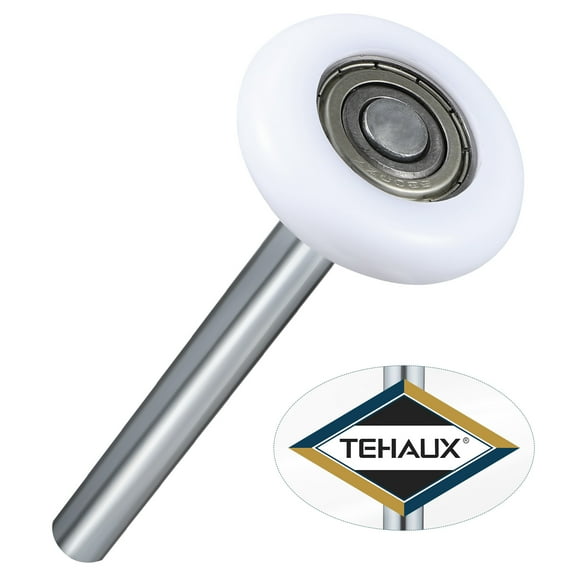 CIMAXIC Garage Door Nylon Roller Garage Door Roller Abs Silver 1Set 4.05X1.77X1.77in