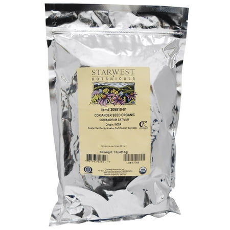 Best Starwest Botanicals, Organic Coriander Seed, 1 lb (pack of 1) deal