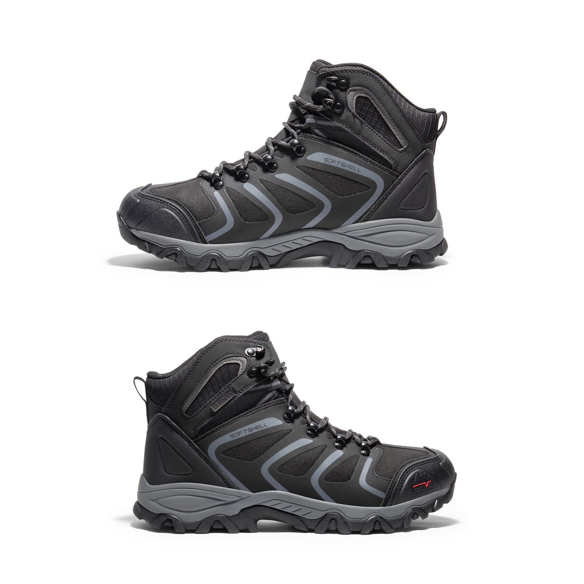 BURUDANI Mens Waterproof Hiking Boots Backpacking Lightweight Outdoor Work Boots