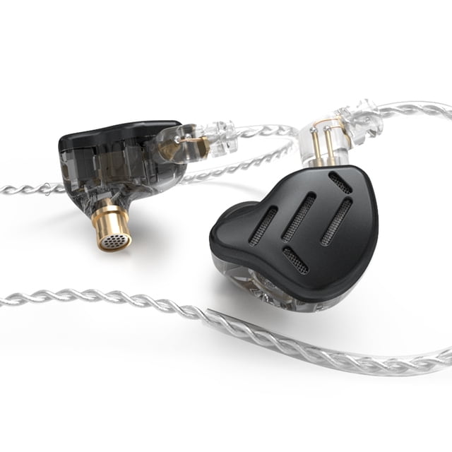 KZ-ZAX Audífonos 16 Unidades Audífonos In Ear para Music Sport (Negro sin micrófono)