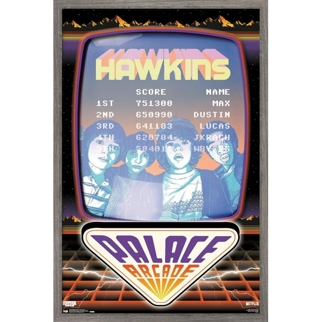 Netflix Stranger Things: Season 2 - Palace Arcade Wall Poster, 22.375" x 34"