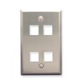 thumbnail image 1 of FACE-4-SS IC107SF4SS - 4Port Face Stainless, 1 of 1