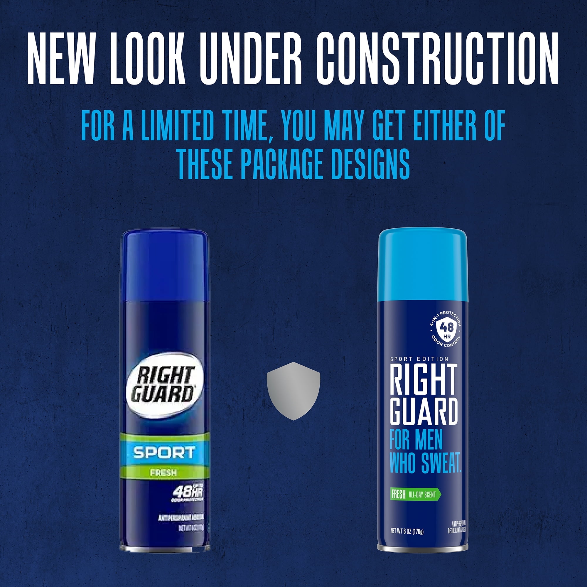 Right Guard Sport Antiperspirant & Deodorant Spray for Men, Fresh Scent, 6 oz. (4 Pack)