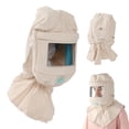 thumbnail image 4 of Sand Blasting Cap, Anti Dust Protective Sandblaster Face Shield Breathable Detachable Breathing Valve Comfortable  for Sand Blasting, 4 of 7