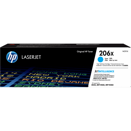 HP - 206X High-Yield Toner Cartridge - Cyan