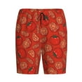 thumbnail image 3 of Yiaed Tomatoes for Men's Soft Sleep Pajama Short Lounging Pajama Shorts-3X-Large, 3 of 8