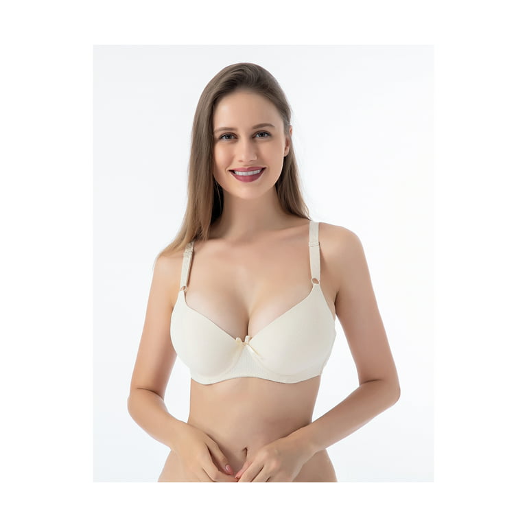 Women Bras 6 Pack of T-shirt Bra B Cup C Cup D Cup DD Cup DDD Cup 40D  (S8280) 