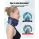 thumbnail image 3 of Collarín cervical, soporte para cuello, talla M, azul, 3 of 8