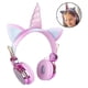 thumbnail image 2 of Auriculares inalámbricos para niños Unicornio Auriculares con diadema ajustable (oro rosa), 2 of 5