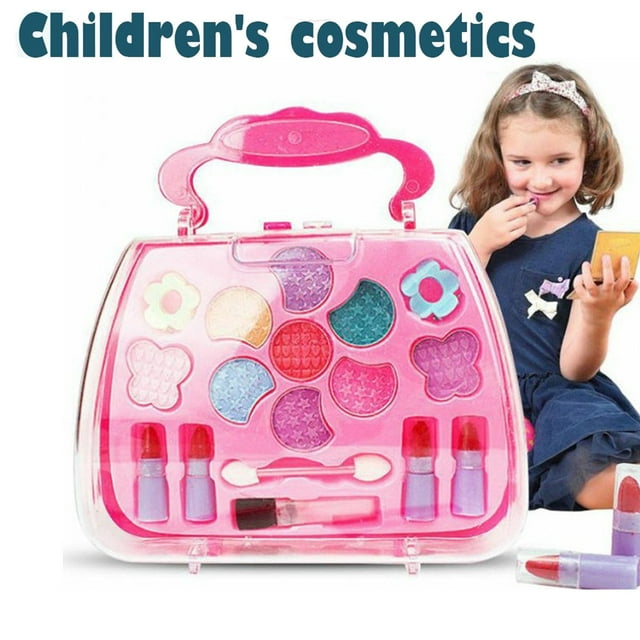 Cara Lady Pretend Play Cosmetic Makeup Toy Set Kit For Little Girls Kids Beauty Toys Multicolor