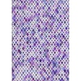 thumbnail image 1 of Ahgly Company Indoor Rectangle Patterned Purple Violet Purple Abstract Area Rugs, 4' x 6', 1 of 6