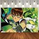 thumbnail image 3 of Decoración de fiesta de cumpleaños temática Ben 10, vajilla desechable con patrón Ben, platos de papel, vasos, banderas, suministros para fiesta de bebé, 3 of 5