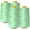 Aqua, variant on AK Trading 4-Pack Gold All Purpose Sewing Thread Cones (6000 Yards Each) of High Tensile Polyester Thread Spools for Sewing, Serger Machines, Quilting, Overlock, Merrow and Hand Embroidery