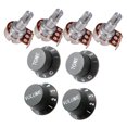 thumbnail image 3 of A Size Long Split Shaft Pot Audio Taper Guitar Potentiometers &, 3 of 8
