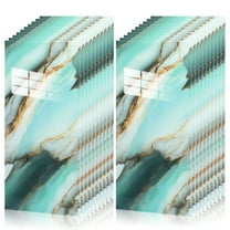 Hemoton 20Pcs Waterproof Wall Panels Self Adhesive Marble Pattern Bathroom Kitchen Tiles