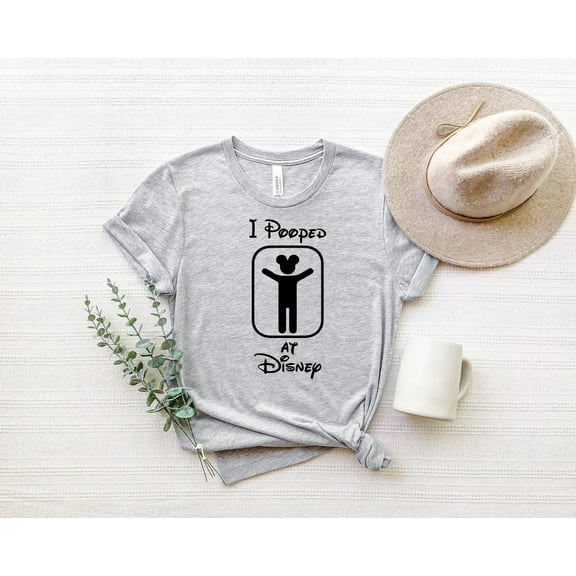 I Pooped At Disney Sweatshirt, Magical Castle Shirt, Vintage Disney Tee, Disneyland Shirt, Disney Family Shirt, Disney Vacation Tee, hoodies