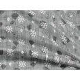 thumbnail image 4 of oneOone Rayon Gray Fabric Floral & Texture Sewing Craft Projects Fabric Prints By Yard 56 Inch Wide, 4 of 5