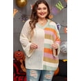 thumbnail image 1 of FOLUNSI Plus Size Colorblock Sweater - Cozy Hoodie for Winter, 1 of 8