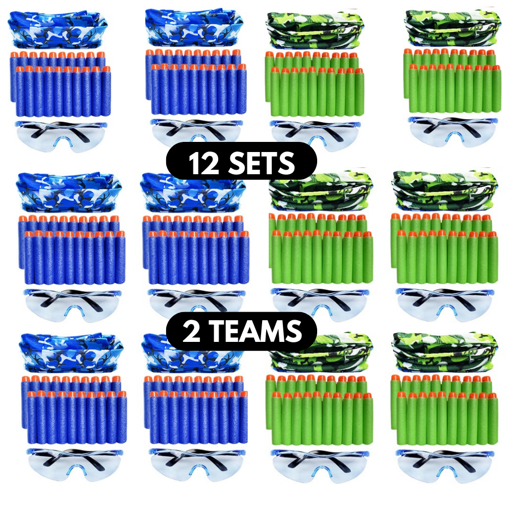 Wishery Nerf Party Supplies Favors Compatible with Nerf Guns 12 Kids
