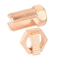 thumbnail image 6 of Uxcell Grounding Bolt Connector Copper Grounding Protection 34 x 18mm for Electrical and Mechanical Equipment, 6 of 7