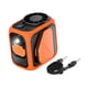 thumbnail image 5 of Ventilador de cintura para exteriores, pequeño, personal, resistente, silencioso, con clip de 5 velocidades Naranja, 5 of 7