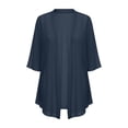 thumbnail image 6 of jiaxiM Lightweight Cardigans for Women 2026 Summer Chiffon Breathable Cardigan Half Sleeve Open Front Long Kimono Cover Ups, 6 of 6