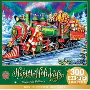 MasterPieces 300 Piece EZ Grip Christmas Puzzle - North Pole Delivery