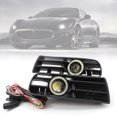 thumbnail image 2 of 1 Paire Voiture Automatique Blanc Lumière de Brouillard Grilles avant Remplacement pour MK4 1998-2004 Ange Yeux Lampe LED Course Lumière de Brouillard, 2 of 5