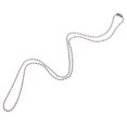 thumbnail image 5 of Colgante de de colr de cadena de para longitud de regalos de 's Hugo  Collar de cuentas de acero inoxidable, 5 of 5